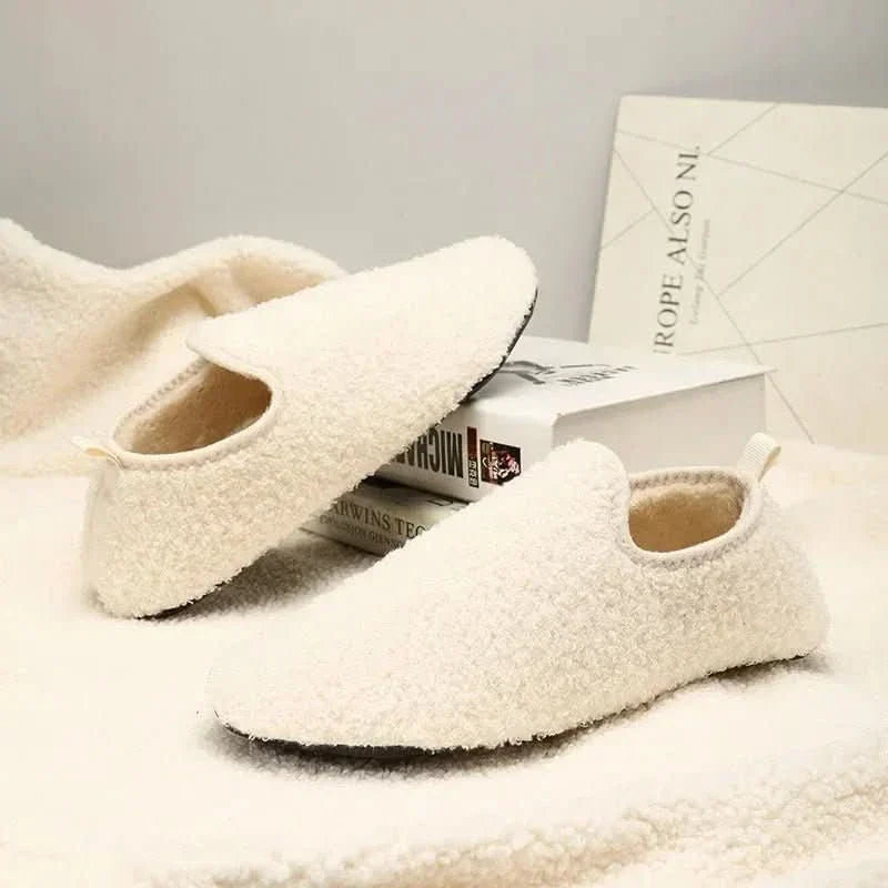 Cloud Warmers Plush Slippers lifestyle image 3