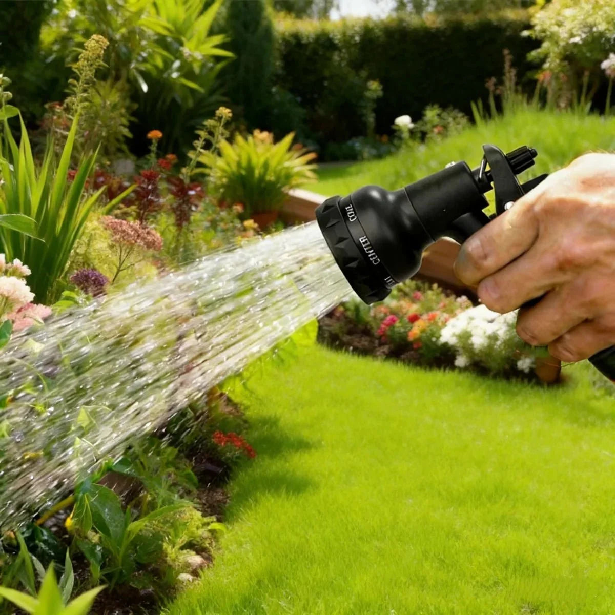 HydroFlow Max Garden Hose Stretchable Durable Water lifestyle image 2