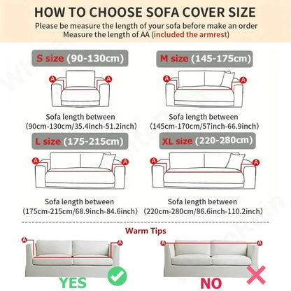 COUCHWRAP Non-Slip Sofa Cover