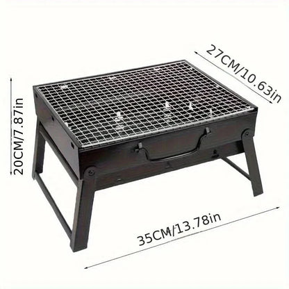 CAMPFLARE Stainless Steel Charcoal Grill