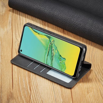 Magnetic Leather Flip Case for Samsung with Card Holder
