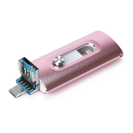 4 in 1 USB Flash Drive 64GB to 1TB, OTG Photo Stick for iPhone, Android & PC
