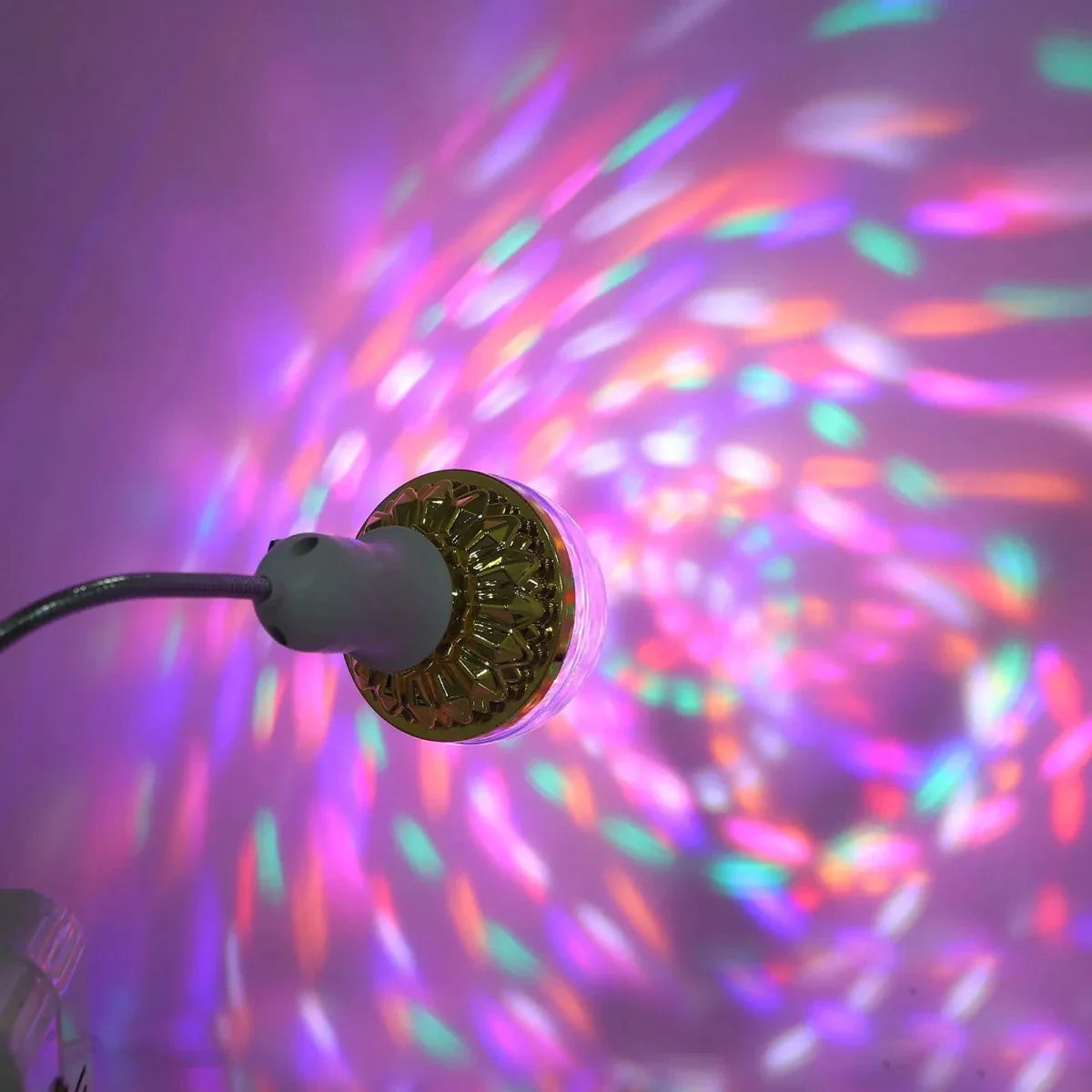 PARTYBEAM Rotating LED Disco Lamps E27