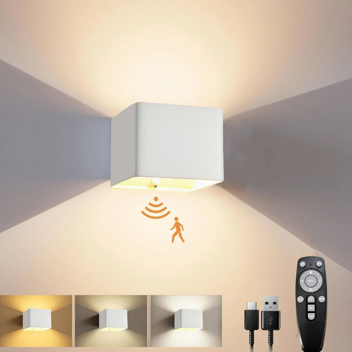 SENSEARC Wireless LED Wall Light