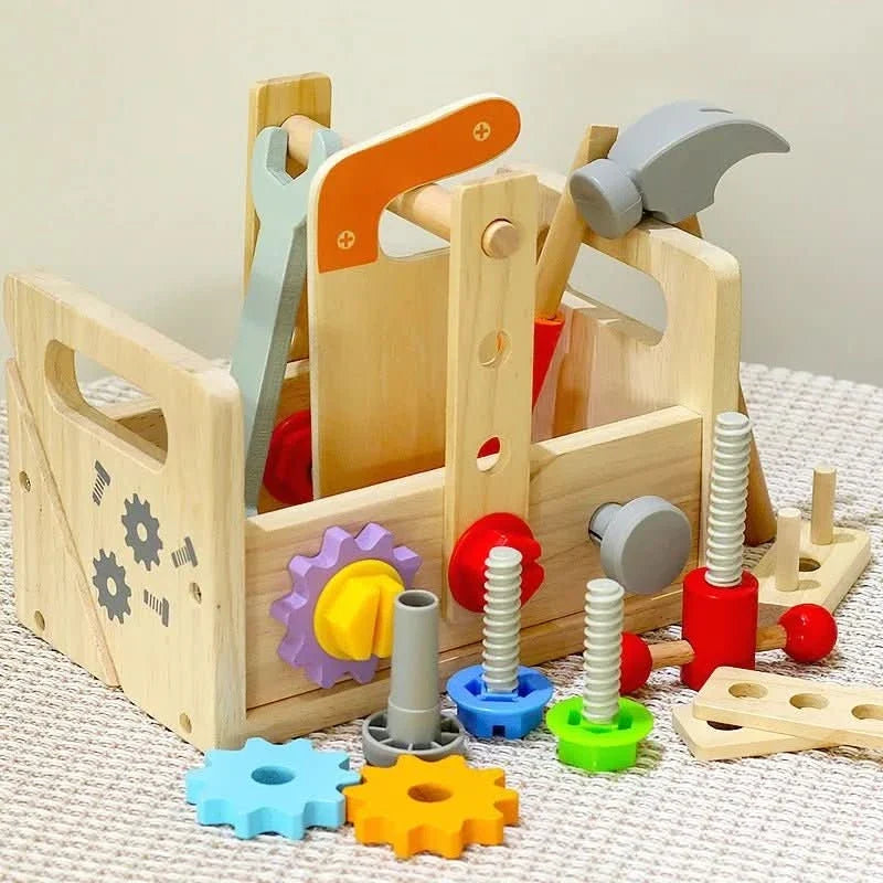 WOODTOOLS Montessori Wooden Tool Kit