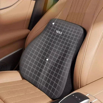 MEMORIDE Memory Foam Car Neck & Lumbar Pillow