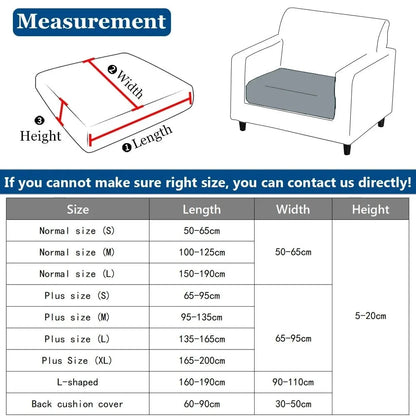 JACQUARDFIT Elastic Jacquard Sofa Cover