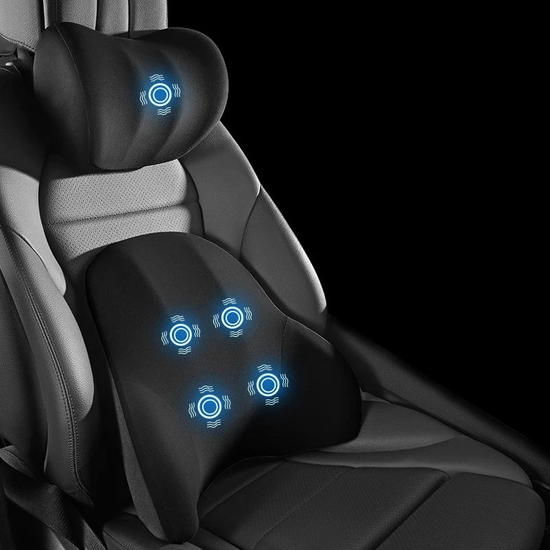 VIBRAREST Electric Neck & Lumbar Support Cushion