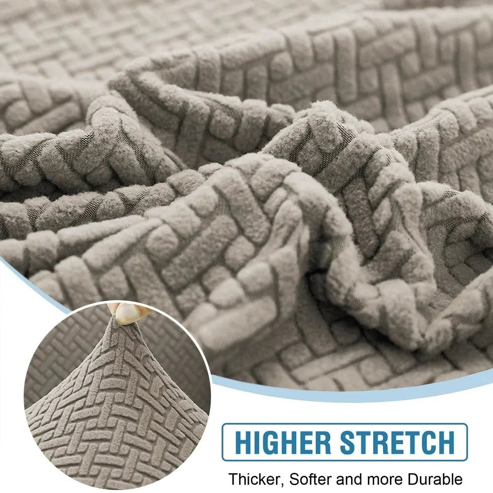 JACQUARDFIT Elastic Jacquard Sofa Cover