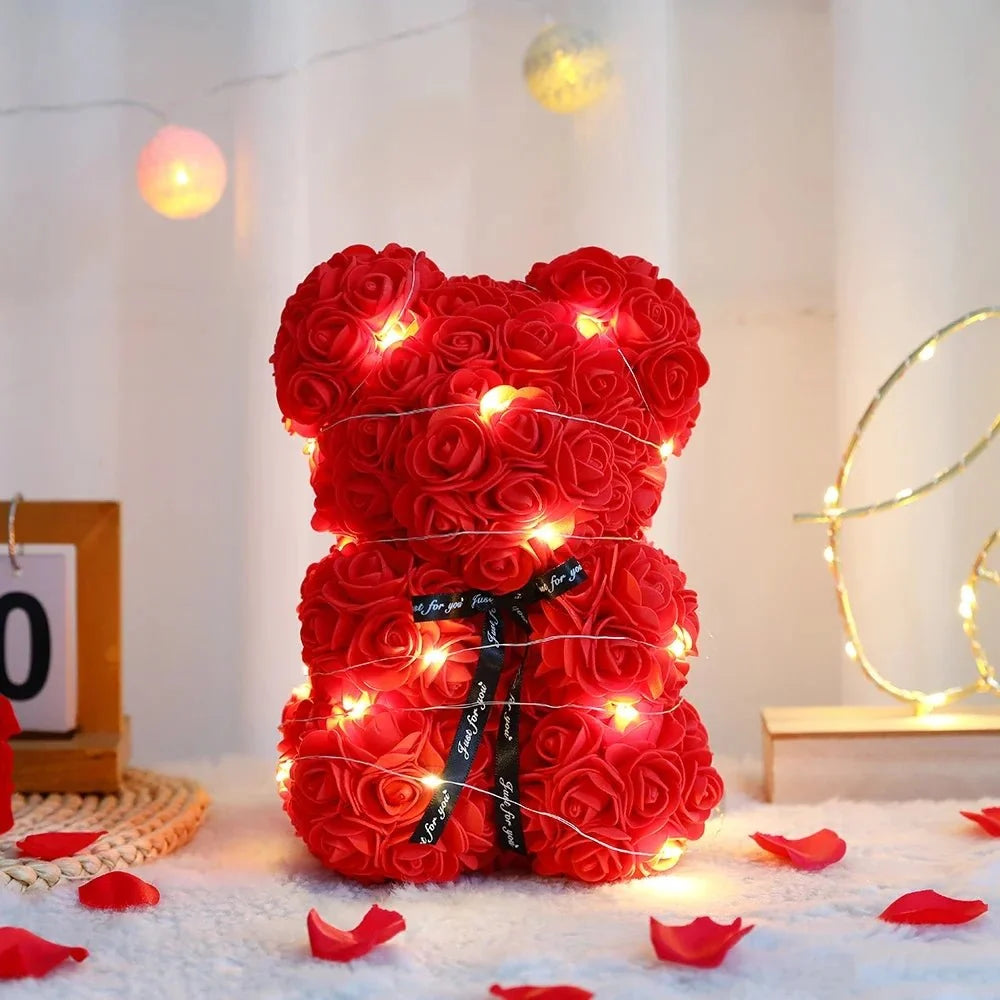 ROSABELLA Rose Teddy Bear Gift Set