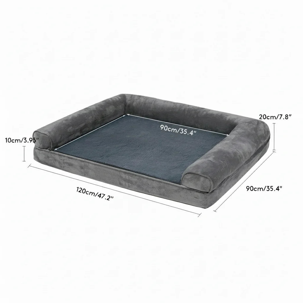 FURSUITE Orthopedic Foam Sponge Couch Bed