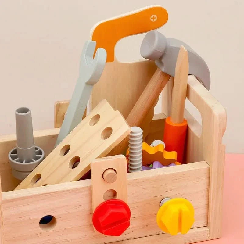 WOODTOOLS Montessori Wooden Tool Kit