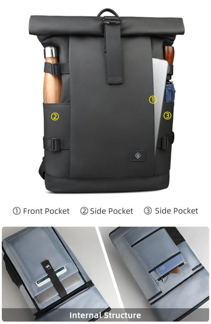 ROLLTRAIL Backpack Expandable Outdoor Backpack