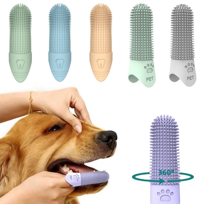 DENTEEZ 360 Finger Toothbrush for Dogs & Cats