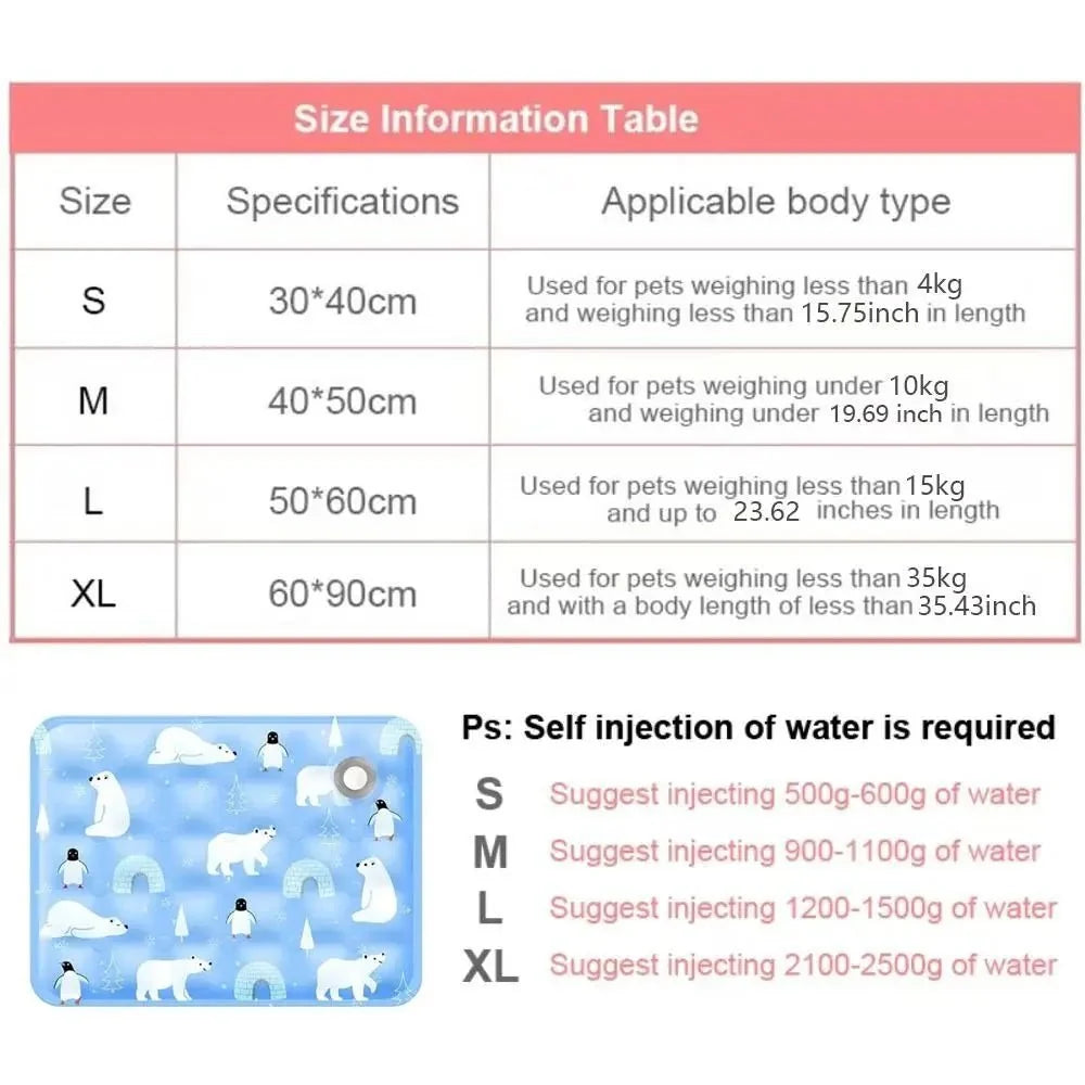 COOLFUR Cooling Mat for Dogs & Cats