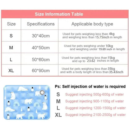 COOLFUR Cooling Mat for Dogs & Cats
