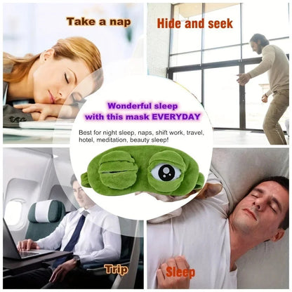 FROGSNOOZE 3D Frog Sleep Mask