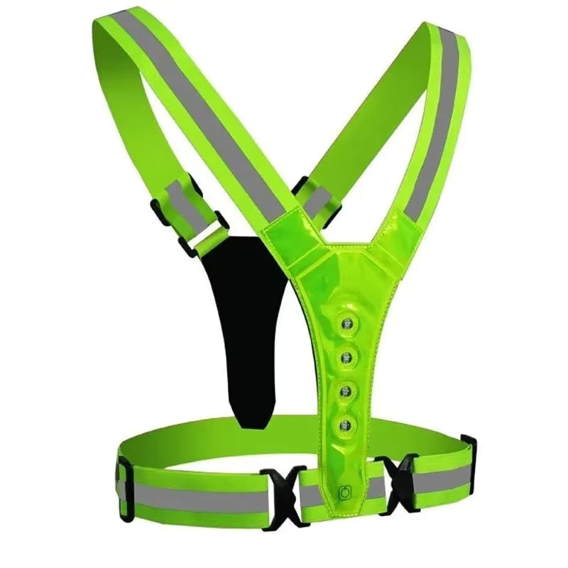 BRIGHTPATH LED Reflector Running Vest