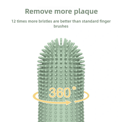 DENTEEZ 360 Finger Toothbrush for Dogs & Cats