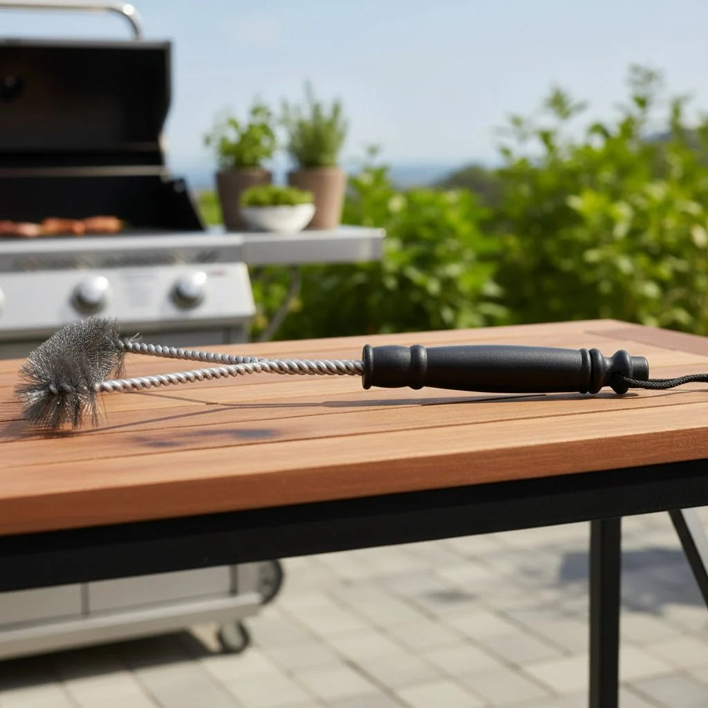 FLAMEBRUSH Stainless Steel Grill Brush