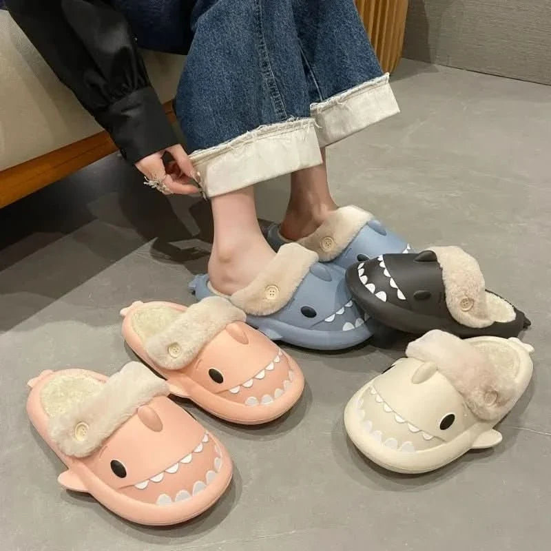 SharkySteps Playful Shark Slippers