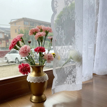 ELVAROSE Transparent Curtain Panel