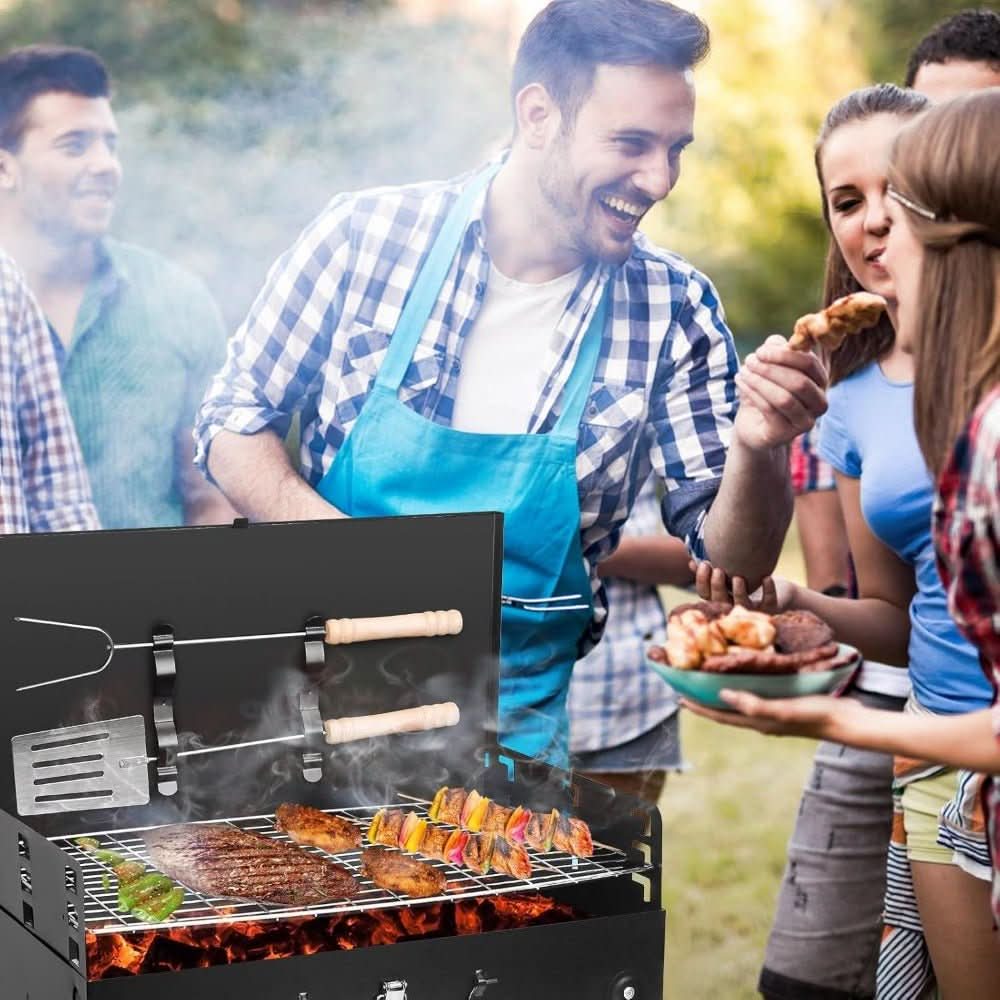 GrillMate Fold Foldable Steel Garden Barbecue