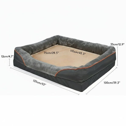 LEVAPET Waterproof Orthopedic Dog Bed