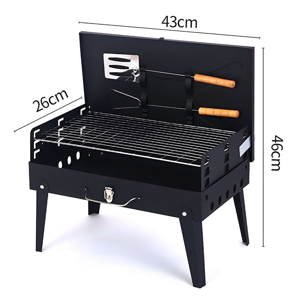 GrillMate Fold Foldable Steel Garden Barbecue