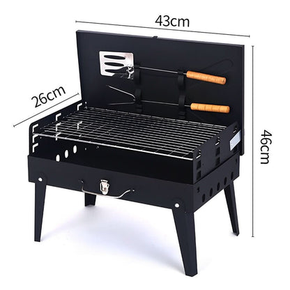 GrillMate Fold Foldable Steel Garden Barbecue
