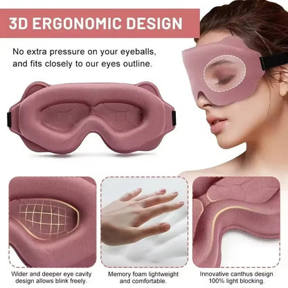 DREAMSHADE Light-Blocking Memory Foam Sleep Mask