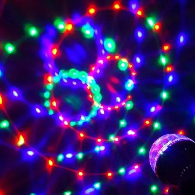 PARTYBEAM Rotating LED Disco Lamps E27