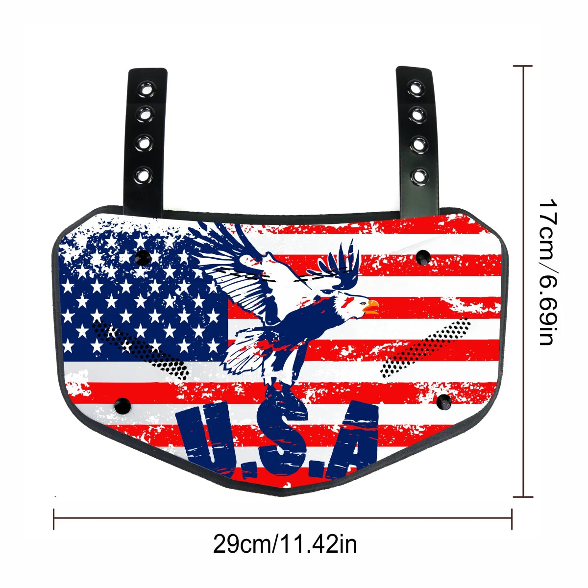 GRIDGUARD American Football Back Protection Plate