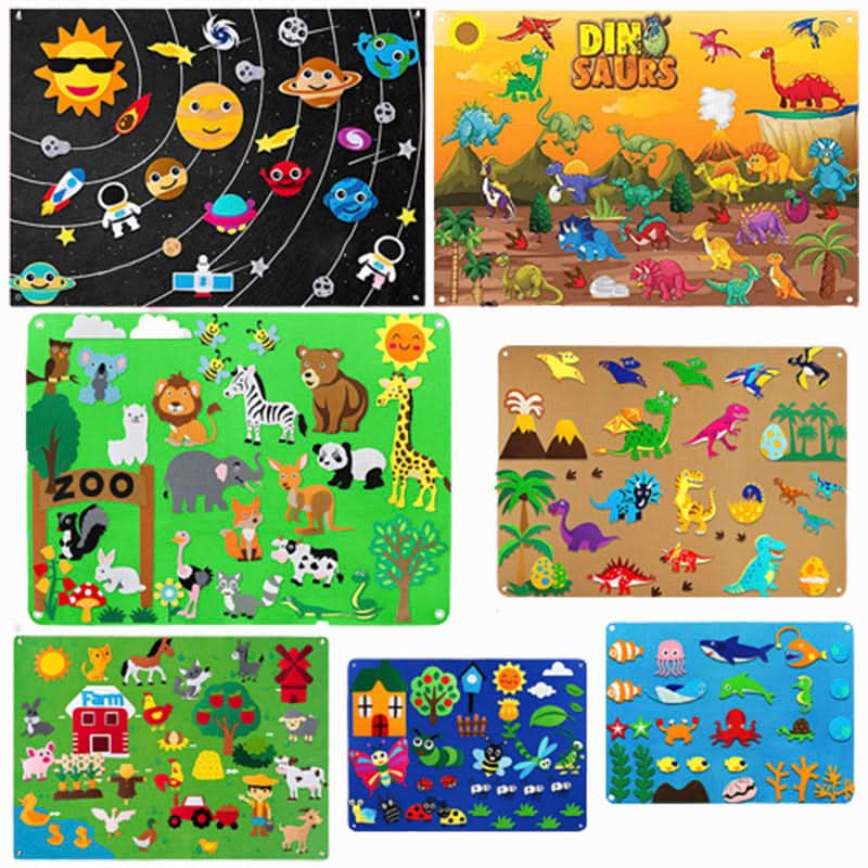 ImagiFelt Playboard Creative Tactile Game