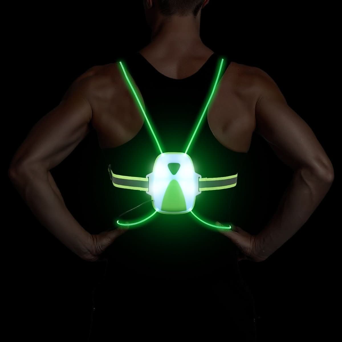REFLECTGLOW Adjustable LED Safety Vest