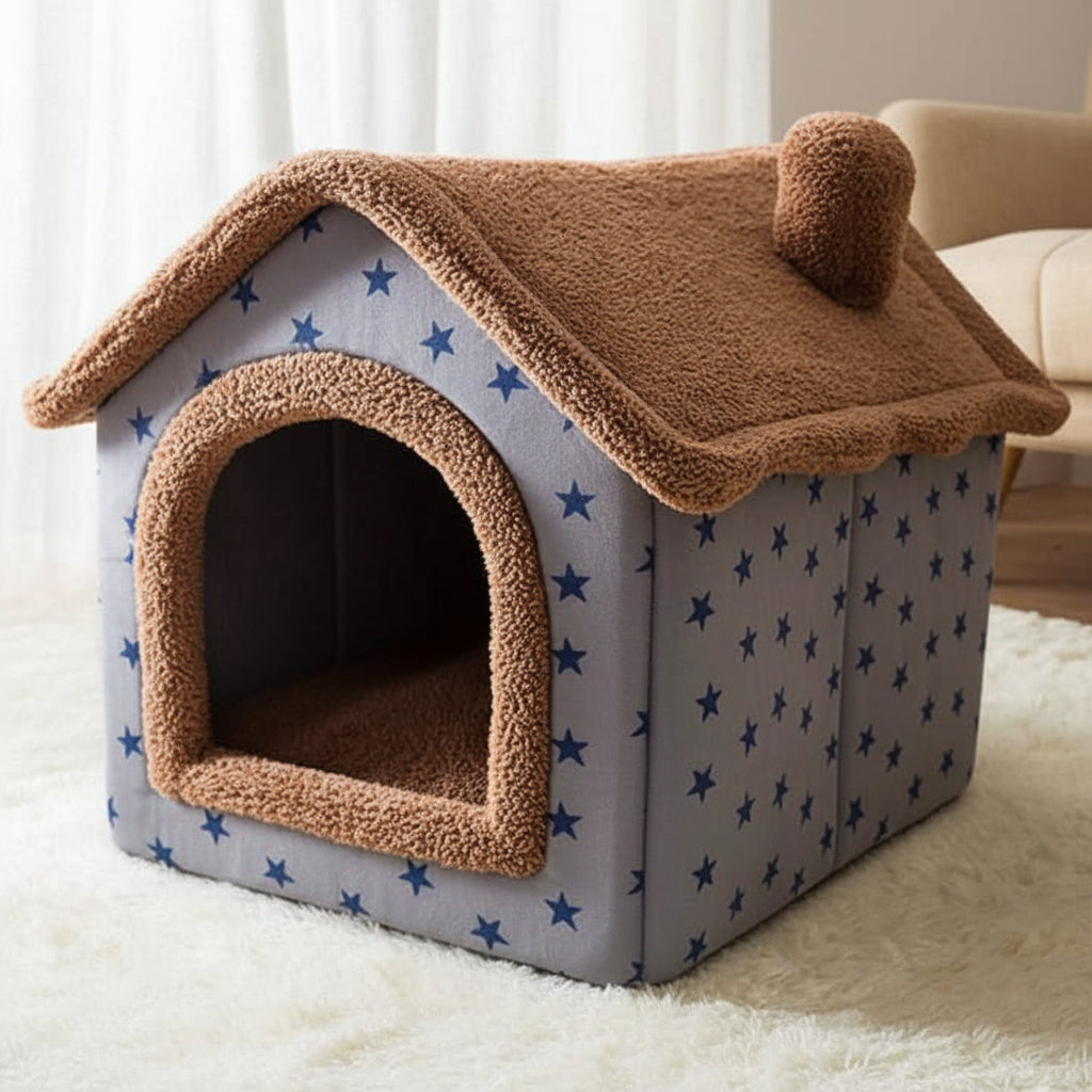 Fluffyhaven Pet House Cosy for Small Dogs & Cats