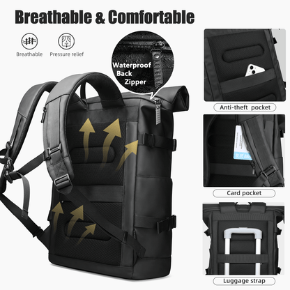 ROLLTRAIL Backpack Expandable Outdoor Backpack