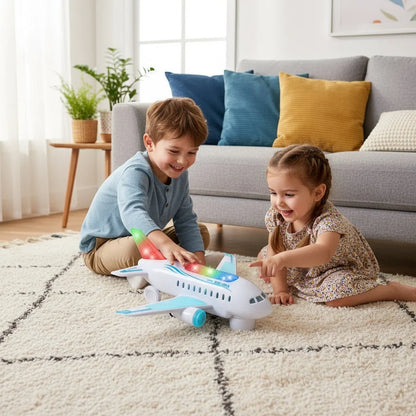 SPINJET LED Electric Airplane Toy