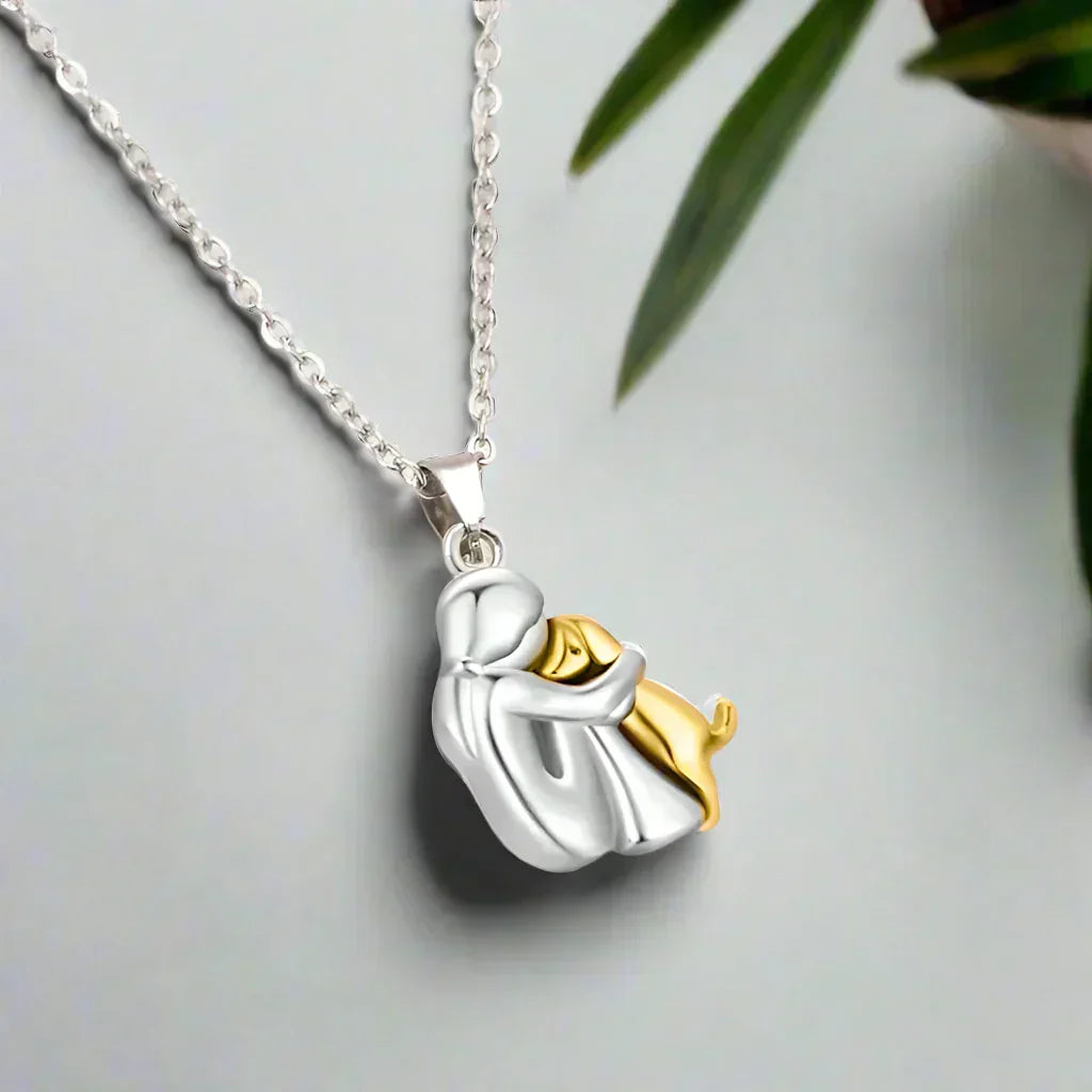 Hug Pendant Necklace (Dog/Cat Designs)