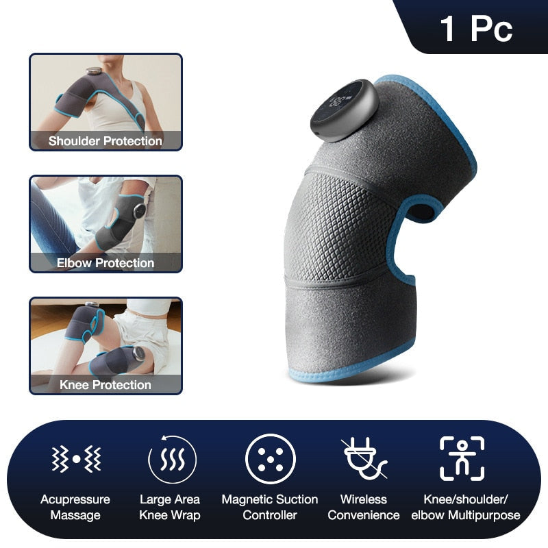 Heated Knee Massager, Electric Knee Heating Pad