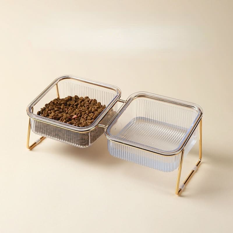PETCHIC Raised Food Bowl for Cats & Small Dogs