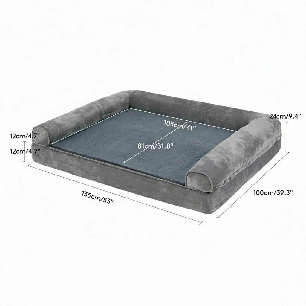 FURSUITE Orthopedic Foam Sponge Couch Bed