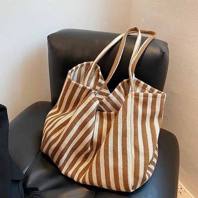 TOTEVA Striped Tote Bag