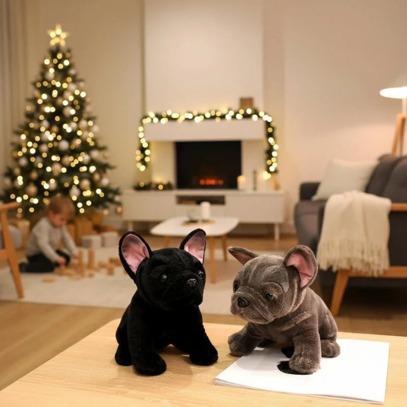 BULLDOFY Realistic Bulldog Plush Toy