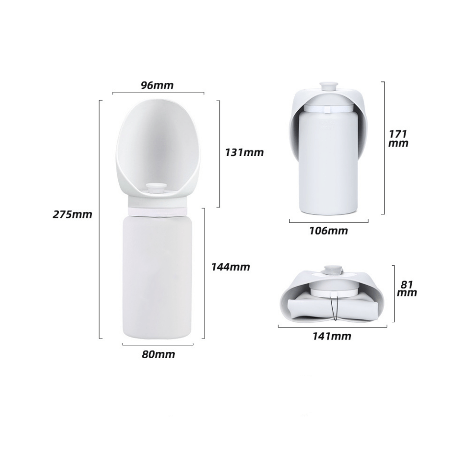 TRAILSIP Foldable Water Bottle for Pets