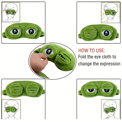 FROGSNOOZE 3D Frog Sleep Mask