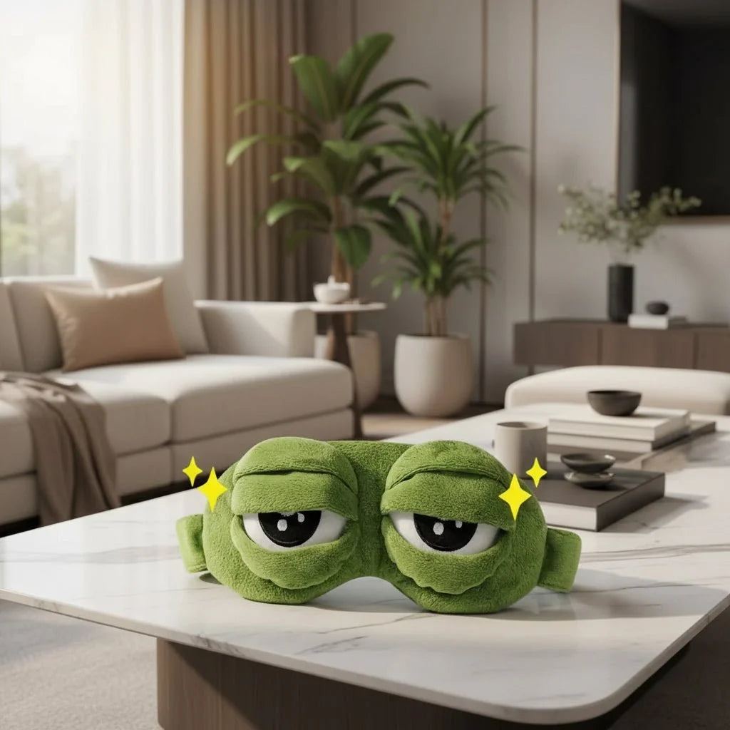 FROGSNOOZE 3D Frog Sleep Mask