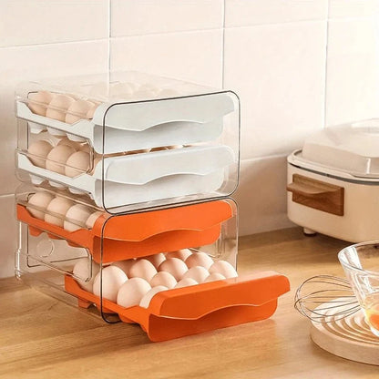 EGGSTACK 2-layer Refrigerator Egg Box