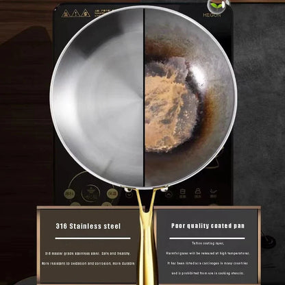 STEELTRIQ 316 Stainless Steel Frying Pan