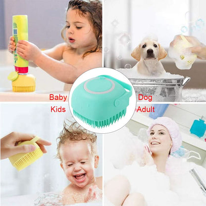 GROOMPAL Gentle Silicone Massage Glove